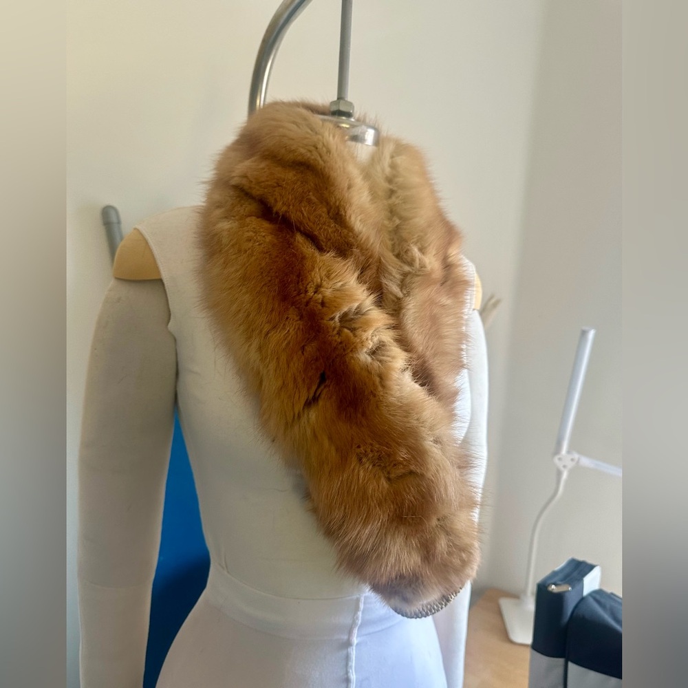 Ethical Layered Vintage Fox Fur Collar or Scarf